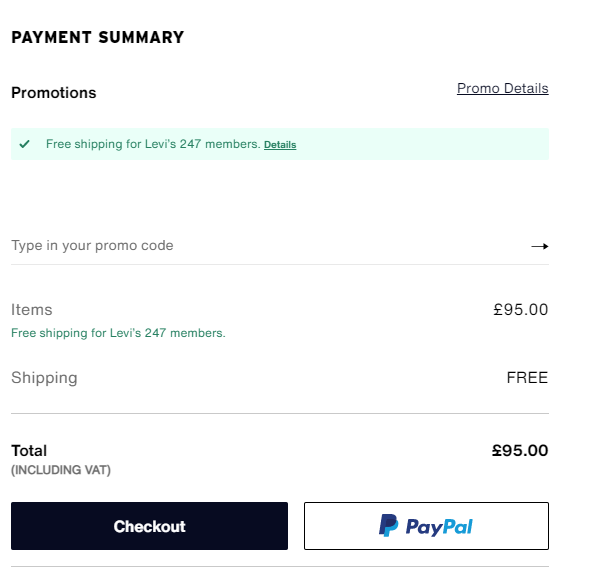 How do I redeem a promo code? – Levi's